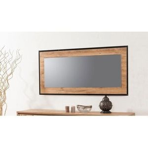 Oglinda decorativa Quantum, Sapphire, 110x60 cm, natural/negru imagine