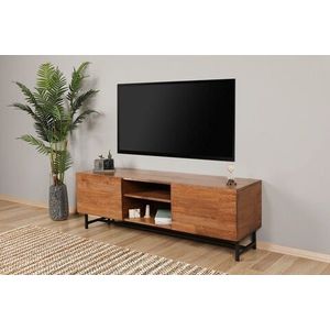 Comoda TV Wood, Puqa Design, 150x41x50 cm, maro imagine