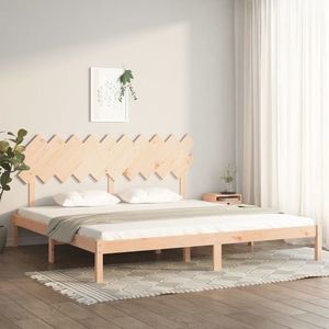 vidaXL Cadru de pat, 200x200 cm, lemn masiv imagine