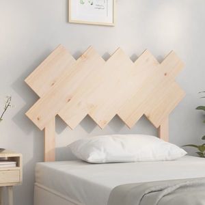 vidaXL Tăblie de pat, 104x3x80, 5 cm, lemn masiv de pin imagine