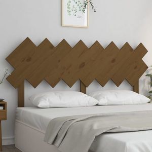 vidaXL Tăblie de pat, maro miere, 159, 5x3x80, 5 cm, lemn masiv de pin imagine