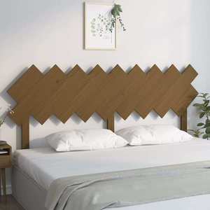 vidaXL Tăblie de pat, maro miere, 178x3x80, 5 cm, lemn masiv de pin imagine