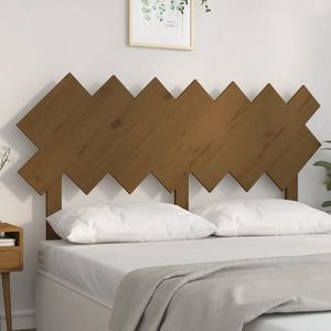 vidaXL Tăblie de pat, maro miere, 141x3x80, 5 cm, lemn masiv de pin imagine