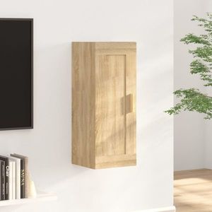 vidaXL Dulap de perete, stejar sonoma, 35x34x90 cm, lemn compozit imagine