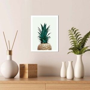 Tablou decorativ, Alpha Wall, Pineapple, 30x40 cm imagine