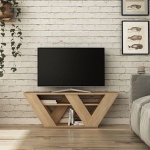 Comoda TV, Homitis, Pipralla - Oak, 40x110x30 cm imagine