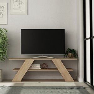 Comoda TV, Homitis, Farfalla - Oak, 33.5x120x40 cm imagine
