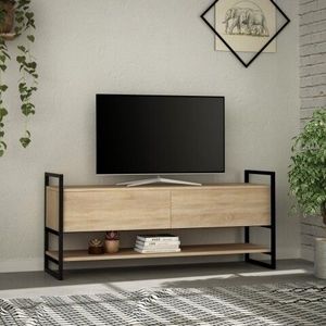 Comoda TV, Homitis, Metola - Oak, 131x58x39 cm imagine