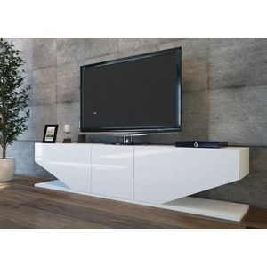 Comoda TV Inci, Decorotika, 180x30x40 cm, alb imagine