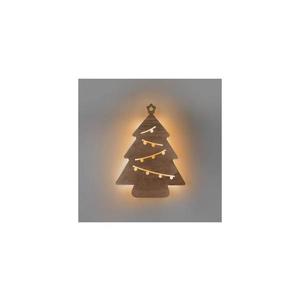 Decorațiune LED de Crăciun LED/2xAA lemn pom 1V260 imagine
