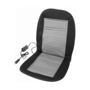 Husă de scaun încălzită cu termostat 12V neagră/gri imagine
