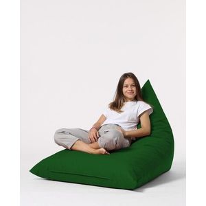 Fotoliu puf, Bean Bag Ferndale, Pyramid Bed, 145 cm, poliester impermeabil, verde imagine