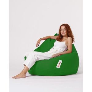 Fotoliu puf, Bean Bag, Ferndale Premium XXL, 115 x 130 cm, poliester impermeabil, verde imagine