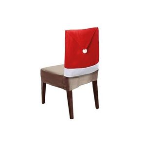 Husa spatar scaun Xmas hat, 50x120 cm, fetru, rosu imagine
