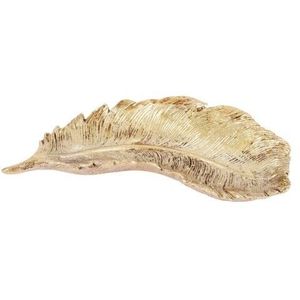 Platou Feather, 21x10x2.5 cm, poliston, auriu imagine