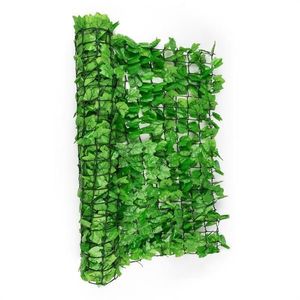 Blumfeldt Fency Bright Leaf, frunze iedera de culoare verde deschis- gard de protecție împotriva vântului 300 x 150 cm imagine