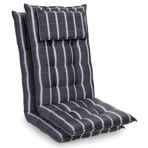 Blumfeldt Sylt, pernă tapițată, pernă pentru scaun, spătar mai înat, poliester, 50 × 120 × 9 cm, 2 × pernă imagine