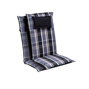 Blumfeldt Elbe, pernă tapițată, pernă pentru scaun, spătar înalt, scaun de grădină, dralon, 50 × 120 × 8 cm imagine