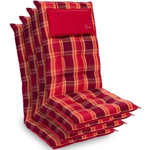 Blumfeldt Sylt, pernă tapițată, pernă pentru scaun, spătar mai înat, poliester, 50 × 120 × 9 cm, 4 x pernă imagine