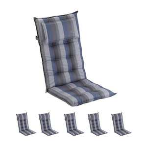 Blumfeldt Sylt, pernă tapițată, pernă pentru scaun, spătar mai înat, poliester, 50 × 120 × 9 cm, 6 x pernă bancă imagine