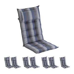 Blumfeldt Sylt, pernă tapițată, pernă pentru scaun, spătar mai înat, poliester, 50 × 120 × 9 cm, 8 x pernă bancă imagine