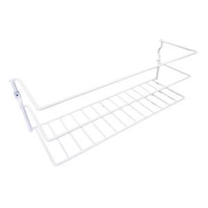 Raft multifunctional Limpia, montabil pe usa dulap, 31 x 11 x 11 cm, alb imagine
