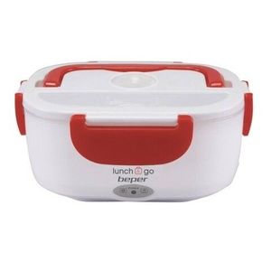 Lunch Box -Cutie electrica pentru incalzirea pranzului 90.920G, Beper, 40 W, 450 ml, 1000 ml, alb/rosu imagine