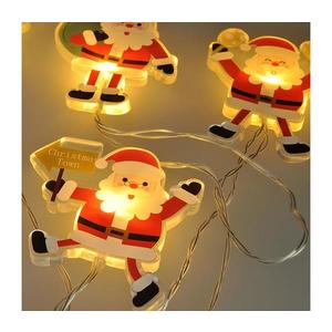 Instalație LED de Crăciun cu ventuze 6xLED/2xAA 1, 2m alb cald Moș Crăciun 1V251 imagine