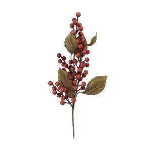 Ramura decorativa Red Berries 49 cm imagine