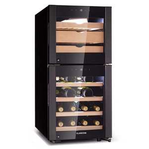 Klarstein El Dorado 89, frigider pentru vin și brânză, 2 zone, ecran tactil, 89L, LED imagine