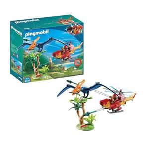 Set de construit pentru copii – elicopter cu pterodactil 39 buc. Playmobil imagine