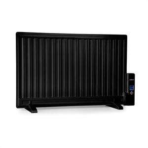 OneConcept Wallander, radiator pe ulei, 800 W, termostat, încălzitor de ulei, ultra-plat, negru imagine