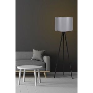 Lampadar, 113, FullHouse, 38 x 145 cm, 1 x E27, 60W, negru/gri imagine