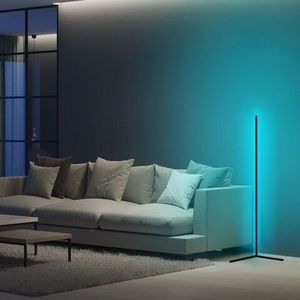 Lampadar, Lumos - Blue, Curlux, 120 cm, LED, 12.4W, albastru imagine