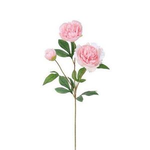 Bujor artificial, 67 cm, roz deschis imagine