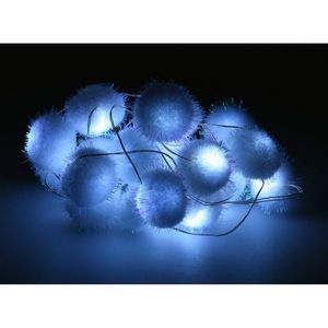 Instalație luminoasă LED, cu 20 globuri Snowball, 1, 9 m, alb rece imagine