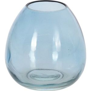 Vază din sticlă Adda, albastru deschis, 11 x10, 5 cm imagine