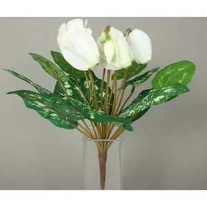 Floare artificială Ciclamă, alb imagine