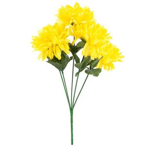 Buchet flori artificiale Crizantemă, înălțime 33 cm imagine