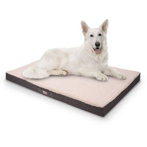 Brunolie Balu, pat pentru câine, pernă pentru câine, lavabil, ortopedic, antiderapant, spumă cu memorie, dimensiunea XXL (120 × 10 × 100 cm imagine