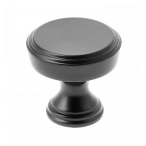 Buton pentru mobila Sonet, finisaj negru mat GT, D: 25 mm imagine