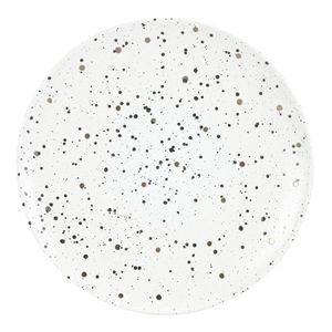 Farfurie intinsa Drops din ceramica alb 26 cm imagine