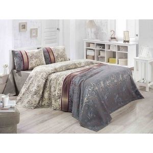 Cuvertura de pat, Victoria, Hurrem, 160x230 cm, 100% bumbac, 260 gr/m², multicolor imagine