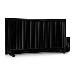 OneConcept Wallander, radiator cu ulei, 1000 W, termostat, încălzire cu ulei, design ultraplat, negru imagine