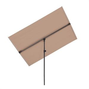Blumfeldt Flex-Shade L, umbrelă de soare, 130 x 180 cm, poliester, UV 50, maro deschis imagine