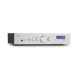 Auna AMP-CD608 DAB, amplificator stereo HiFi, 4 x 100 W, RMS, DAB + BT, intrare optică, telecomandă imagine