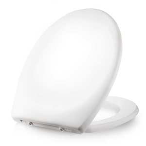 Blumfeldt Kaiana, scaun de toaletă, în formă de O, pliabil automat, antibacterian, alb imagine