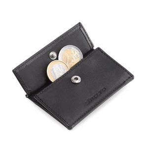 Slimpuro Coin Pocket cu card de protecție RFID pentru portofele ZNAP Slim Wallets 8 și 12, butonul de închidere imagine