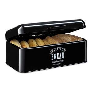 Klarstein Delaware, cutie pentru pâine, metal, 42 x 16 x 24, 5 cm, capac cu balamale, găuri de ventilație imagine