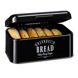 Klarstein Delaware, cutie pentru pâine, metal, 30 x 16 x 20, 5 cm, capac cu balamale, găuri de ventilație imagine